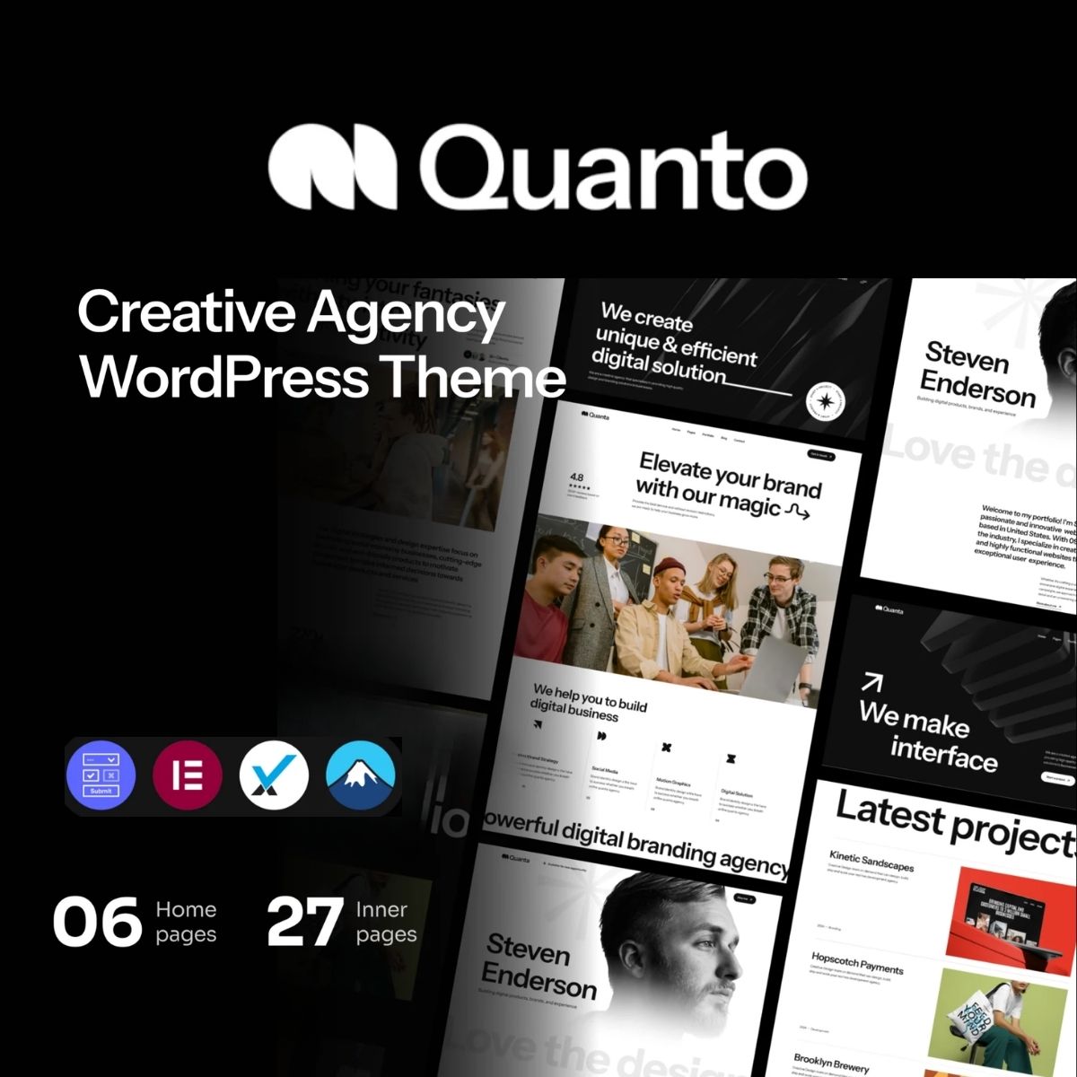 Quanto - Creative Agency WordPress Theme