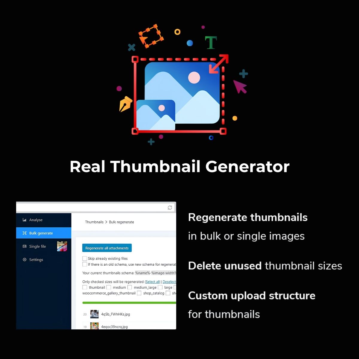 WordPress Real Thumbnail Generator