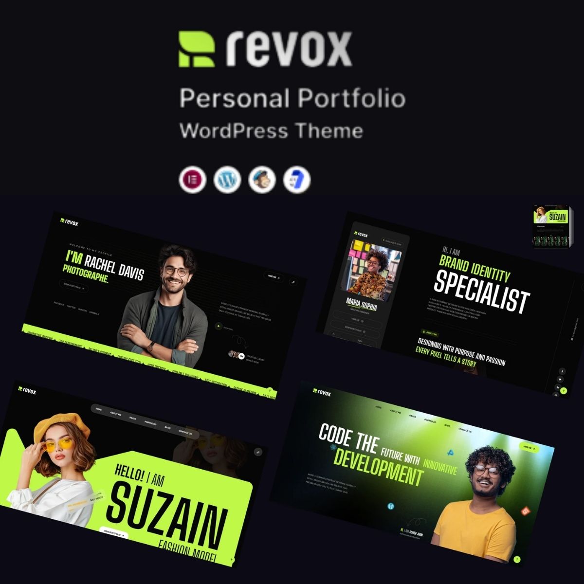 Revox - Personal Portfolio WordPress Theme
