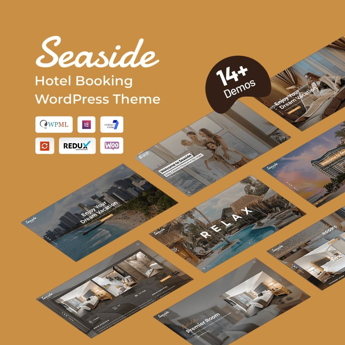 Seaside - Hotel Booking WordPress Theme