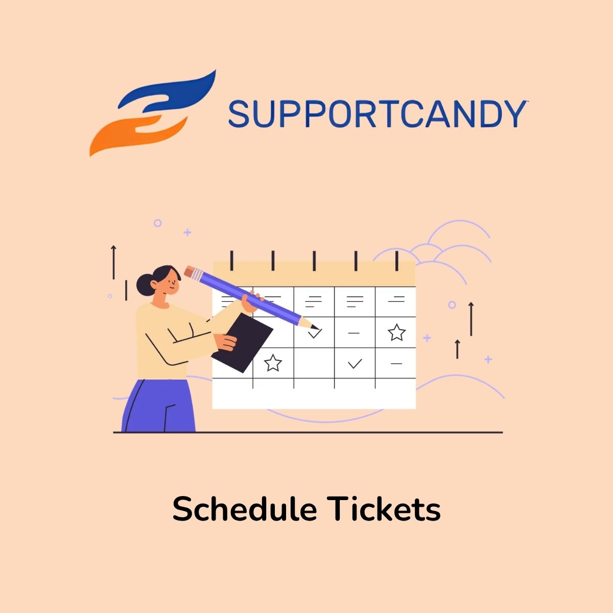 SupportCandy Schedule Tickets