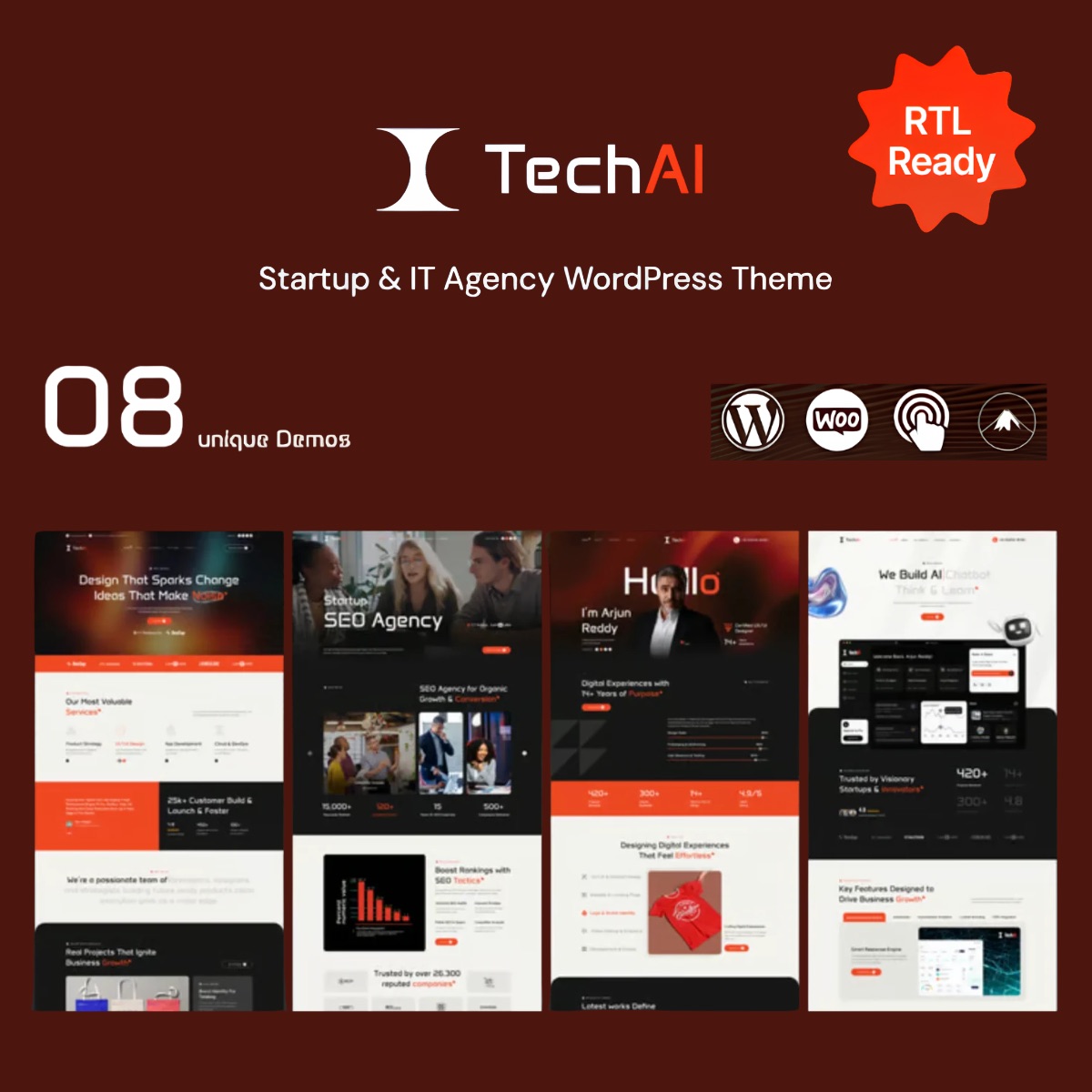 Tech Ai - Startup Agency Theme