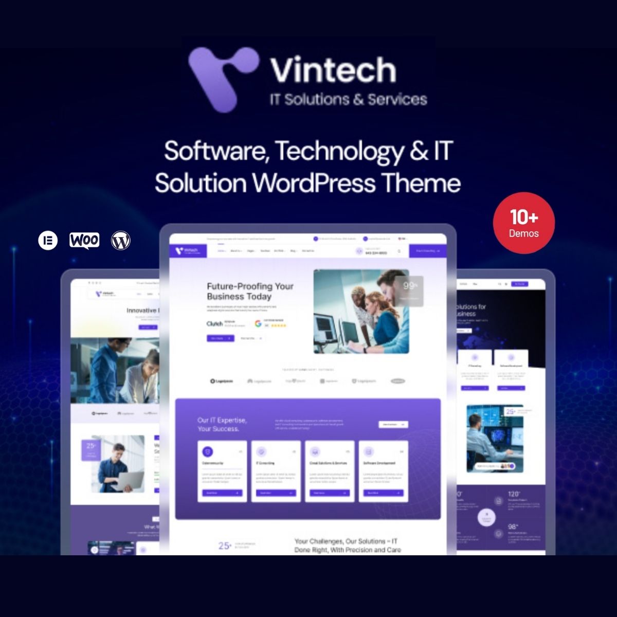 Vintech - Technology & IT Solutions WordPress Theme