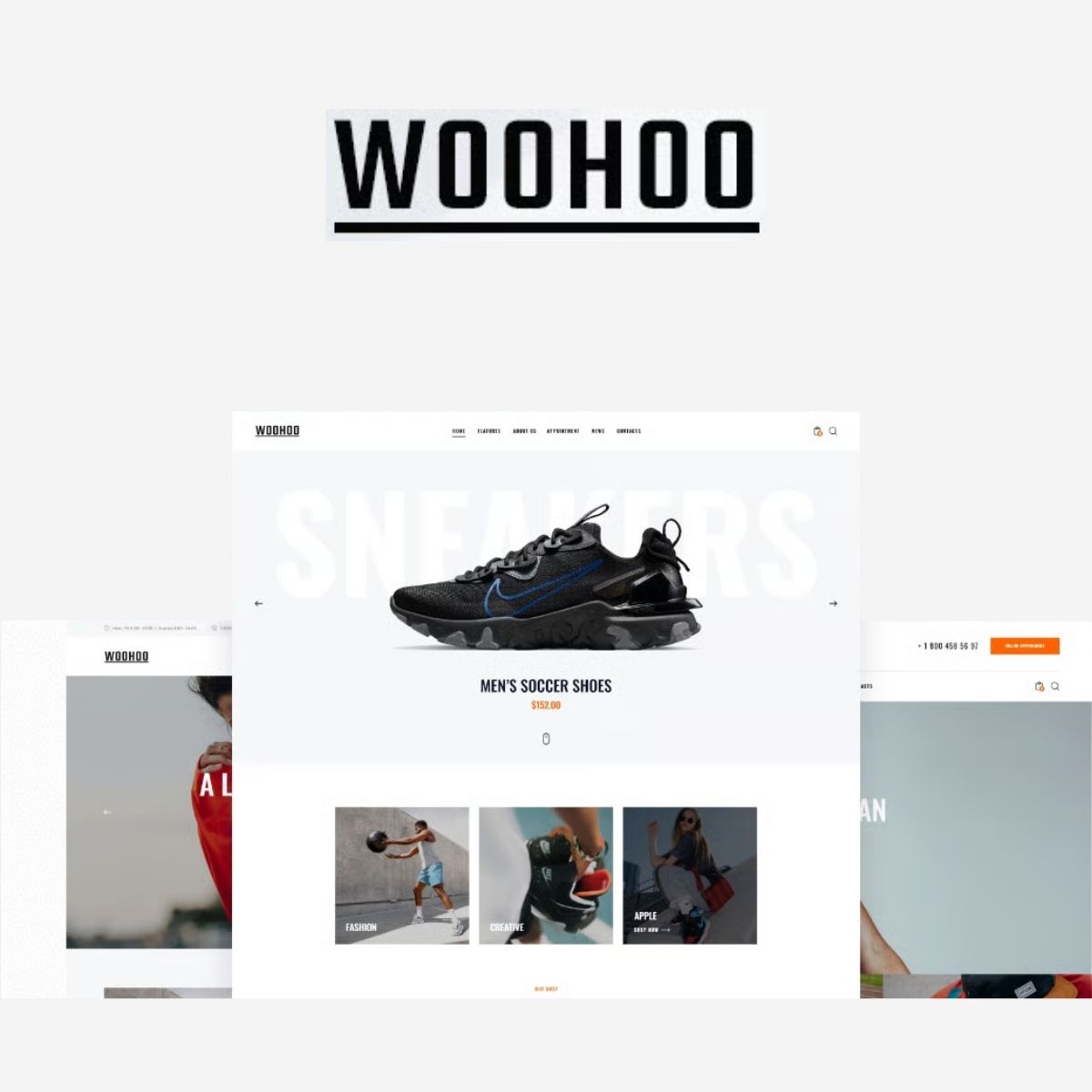Woo Hoo - Sports Store WordPress Theme