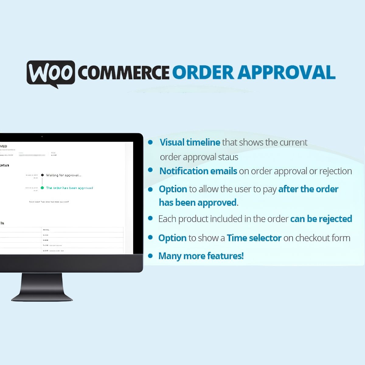 WooCommerce Order Approval