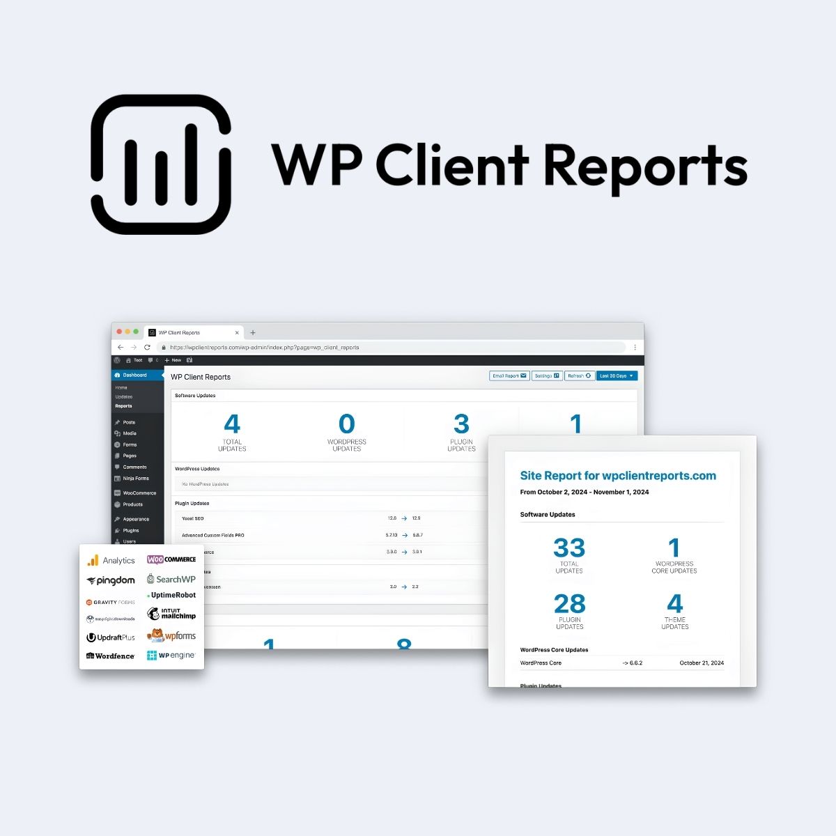 Comprehensive Client Reports WP Client Reports Pro - Professional Reporting Tool | PluginTheme.net